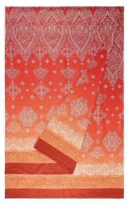 Produktbild von Foulard aus 100% Baumwolle in der Farbe Orange, Maße: 270x270 cm