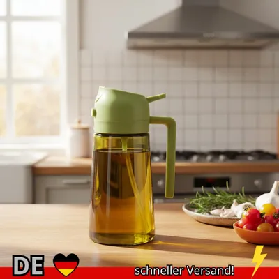 Produktbild von 470 Ml Ölsprüher Zum Kochen 2-in-1-Olivenölspender und Ölsprühflasche mit