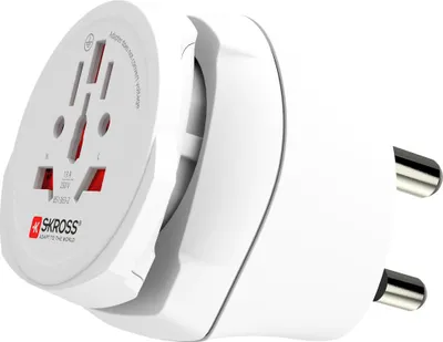 Produktbild von Skross 1.500202-E, Typ F, 100-250 V, 16 A, Weiß, 2500 W, 2-3