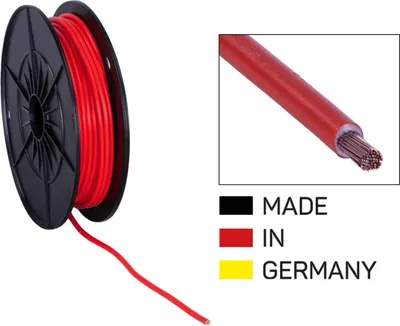 Image de Câble d'alimentation FLY 4.0mm² rouge bobine 25 m