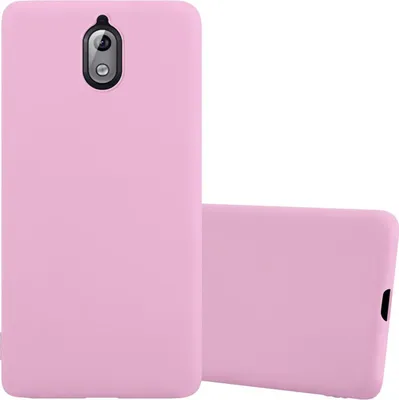 Produktbild von Cadorabo Hülle für Nokia 3.1 Schutzhülle in Rosa Handyhülle TPU Silikon Etui Case Cover