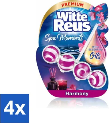Produktbild von Witte Reus - Wellness Scents Toilettenblock - Harmony - 1 Toilettenblock - Vorteilspack - 4 Stücke