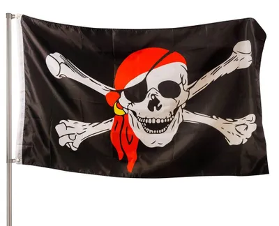Produktbild von PHENO FLAGS Premium Piraten Flagge 90x150 cm Piratenflagge Pirat Fahne