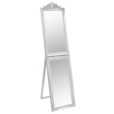 Image de vidaXL Miroir sur pied argenté 40x160 cm