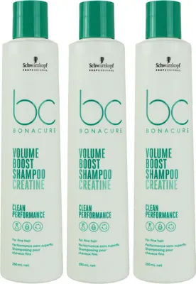 Produktbild von Schwarzkopf Bonacure Volume Boost 3 x 250 ml Shampoo Set