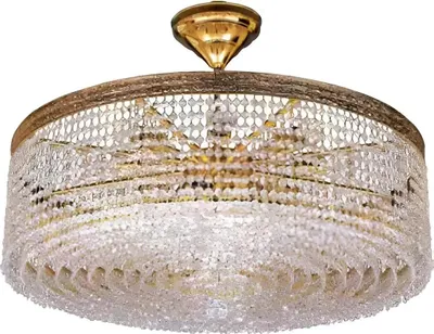 Obrázok produktu pre Luxusný stropný luster stropné svietidlo zlatá krištáľová lampa
