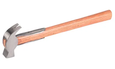 Produktbild von Hufbeschlaghammer mit verstärktem Holzstiel, 33cm