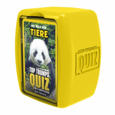 Obrázek produktu pro Top Trumps Quiz World of Animals Hádanková hra Vědomostní hra Otázky Desková hra