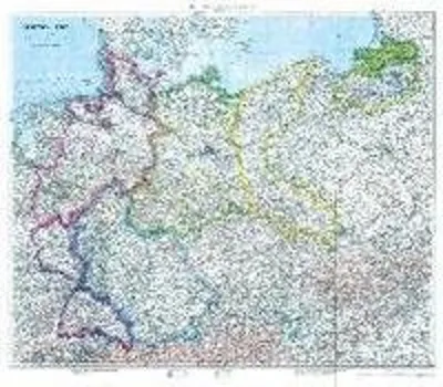 Obrázek produktu pro Historische Karte: Deutschland mit Besatzungszonen - 1. September 1945 (plano)