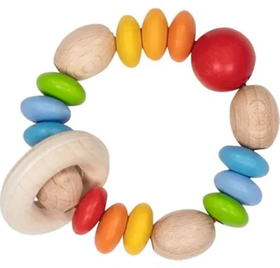 Produktbild von goki 65286 - Greifling Regenbogenlinsen