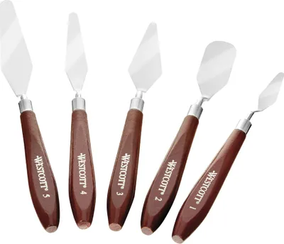 Produktbild von WESTCOTT Modellierwerkzeug Malspachtel-Set 5-teilig
