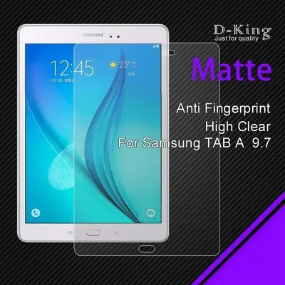 Produktbild von 1 x Samsung Galaxy Tab A 9.7 Zoll Display Schutzfolie Matt (3-lagig) T550 T550N
