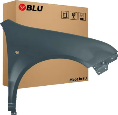 Image de BLU Aile Compatible avec Skoda Fabia I (6Y) LF7V Droite Grau GraphitGrau | 1999-2007 | Avant | Peint| Prêt à Monter | Galvanisé