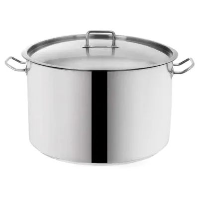 Produktbild von ORION Stahltopf Kochtopf für Gastronomielokale mit Deckel 40 cm 30l