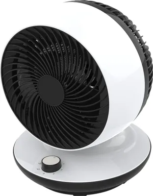 Produktbild von Purline 63476, Haushalts-Lamellenlüfter, Schwarz, Weiß, Tisch, 90°, Drehregler, AC