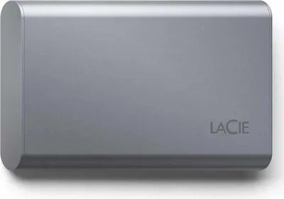 Produktbild von LaCie Mobile SSD Secure, 500 GB, USB Typ-C, 3.2 Gen 2 (3.1 Gen 2), 1050 MB/s, Passwortschutz, Grau