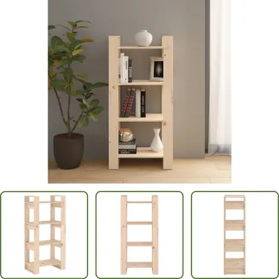 Immagine prodotto di The Living Store libreria/divisorio 60x35x125 cm in legno massiccio
