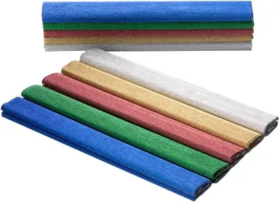 Zdjęcie produktu dla Bibuła marszczona 25x100cm - mix metaliczny