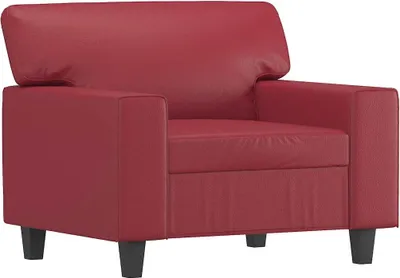 Produktbild von vidaXL Sessel Weinrot 60 cm Kunstleder