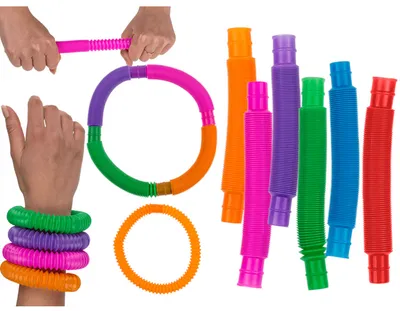 Produktbild von Out Of The Blue Fidget Pop Tube 13 cm 2 sortiertes 3er-Set