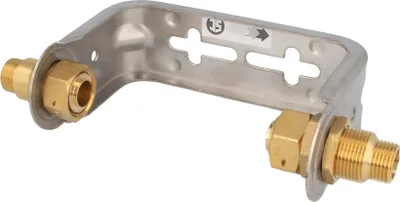 Produktbild von Schlösser Wasserzählerbügel Edelstahl 2280 für 110mm WZ 1/2"x1/2" 0022801400001