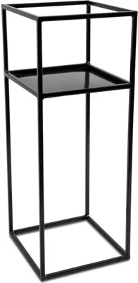 Imagen del producto de Estante moderno para plantas con espacio de almacenamiento, 60 cm