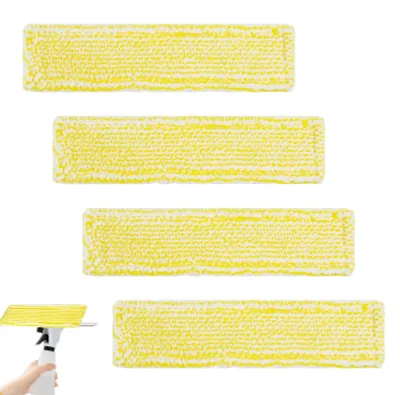 4 Mikrofasertücher für Karcher Fensterreiniger WV1, WV50, WV75