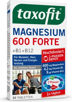 Produktbild von Taxofit | Magnesium 600 Forte | 30 Tabletten