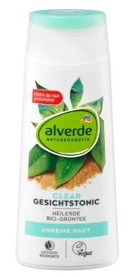 Produktbild von (Alverde, Clear Gesichtstonic, Gesichtswasser, 200ml