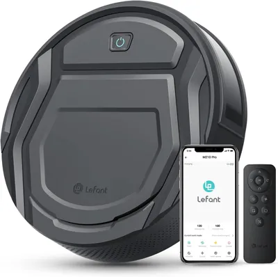 Image de Aspirateur robot – Puissance d'aspiration 2200 Pa – Idéal pour les poils d'animaux – Contrôle via application et télécommande