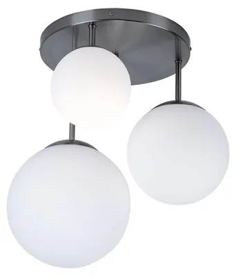 Produktbild von Deckenlampe, Kugel Design, Glas satiniert, D 46,5 cm