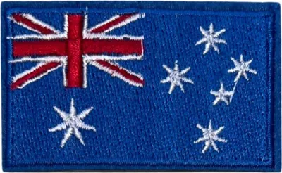 Produktbild von Australien-Flagge-Emblem-Aufnäher zum Aufbügeln