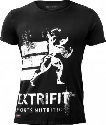 Obrázek produktu pro Triko Extrifit pánské 27, černá\/bílá - M
