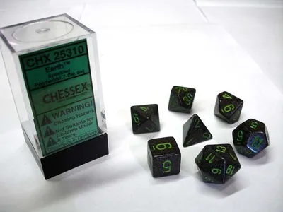 Produktbild von Chessex - Speckled - 7-Die Set - Earth
