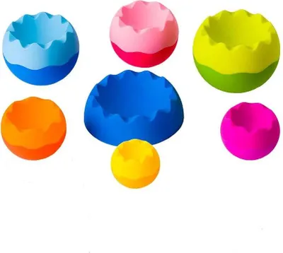Produktbild von Fat Brain Toys Tobbles Neo Stapelbälle Mehrfarbig  Kinder Mehrfarbig One Size
