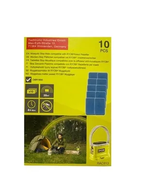 Produktbild von Ryobi RAC813 Wirkstoffplättchen 10pcs für Akku-Insektenvernichte Ryobi RBR180013S-36