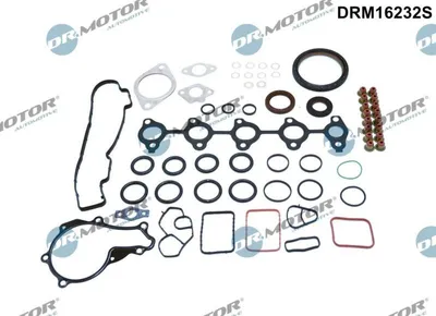 Produktbild von DR.MOTOR AUTOMOTIVE DRM16232S Motor-Dichtungsvollsatz Dichtsatz passend für PEUGEOT 206 Schrägheck (2A/C) 207 (WA, WC) 206 CC (2D) 207 CC (WD)