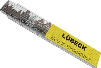 Produktbild von streetline LÜBECK Buddenbrookhaus Meterstab aus Holz