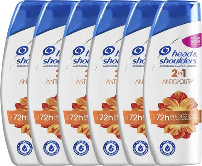 Produktbild von 6x Head & Shoulders 2in1 Anti Schuppen Balsam Shampoo und Pflegespülung je 225ml
