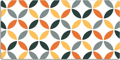 Produktbild von Schreibtischmatte Tischunterlage 100x50 cm Mauspad - Geometrische Räder