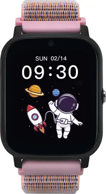 Obrázok produktu pre Smart hodinky Garett Kids Tech 4G ružová suchý zips