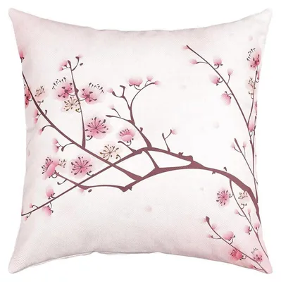 Immagine prodotto di Cuscini decorativi, motivo floreale rosa, 40x40 cm, set di 4 pezzi, in poliestere