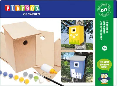 Produktbild von PLAYBOX Vogelhaus (mit Farben)