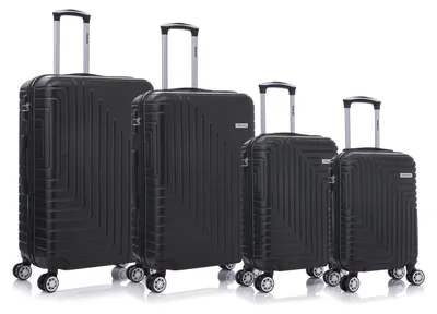 Image de Ensemble de valises de 4 pièces en ABS résistant, avec serrure TSA