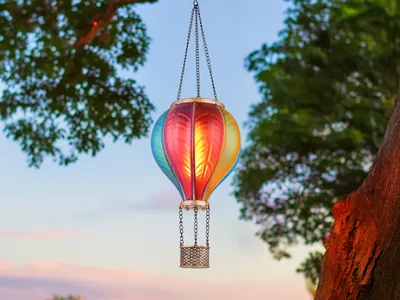 Produktbild von Solarleuchte Ballon Bunt, Höhe 46,5cm