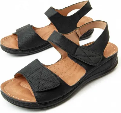Produktbild von Montevita Keilsandalen Colina Schwarz