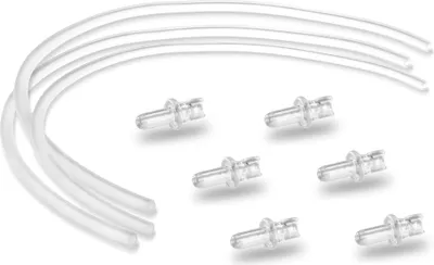 A product image showing several clear plastic tubes and connectors.