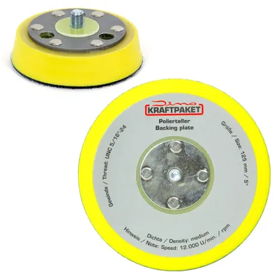 Produktbild von Bundle 5/16-24 Stützteller 75mm + 125mm Polierteller Set für Exzenter Poliermaschine 2 Teller