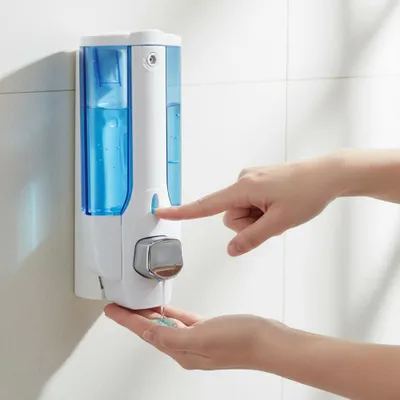 Produktbild von BADfabrik24 Edition One Wand-Seifenspender, mit Fenster, 380 ml