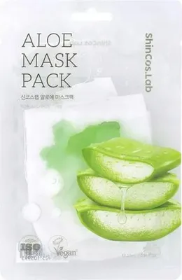 Image de SHINCOS.LAB Masque à la cellulose et à l'aloès 27 ml